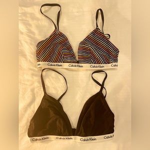 Calvin Klein bralette set size M